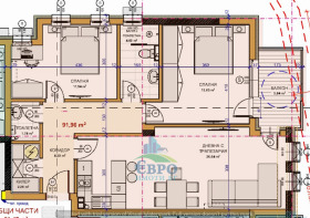 3-СТАЕН, 114 m2 - Holmes.bg 3-СТАЕН, 114 m2