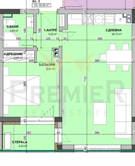2-СТАЕН, 62 m2 - Holmes.bg 2-СТАЕН, 62 m2
