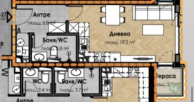 1-СТАЕН, 46 m2 - Holmes.bg 1-СТАЕН, 46 m2