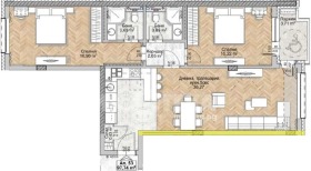 3-СТАЕН, 114 m2 - Holmes.bg 3-СТАЕН, 114 m2