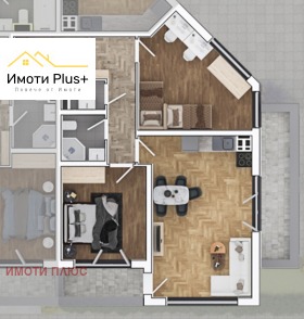 3-СТАЕН, 118 m2 - Holmes.bg 3-СТАЕН, 118 m2