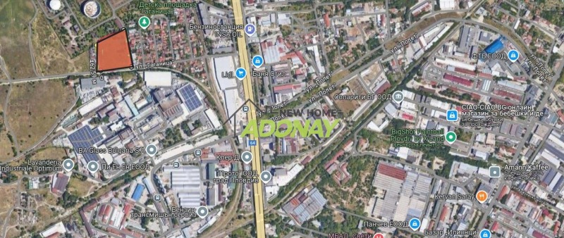 Продава  Парцел град Пловдив , Индустриална зона - Север , 10472 кв.м | 46248607 - изображение [3]