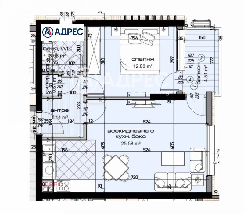 Продава 2-СТАЕН, град Варна, Младост 1 • 119500 € / 233721.68 лв. • 53284812 1 — Holmes.bg Продава 2-СТАЕН, град Варна, Младост 1 • 119500 € / 233721.68 лв. • 53284812 1
