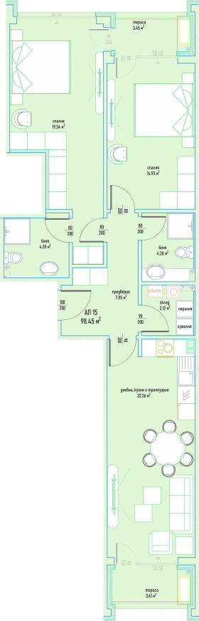 Обява Продава 3-СТАЕН,град София, Малинова долина