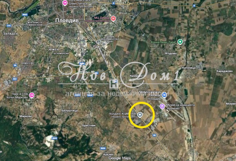 Продава ПАРЦЕЛ, област Пловдив, с. Крумово • 1599999 € / 3129326.04 лв. • 81200878 1 — Holmes.bg Продава ПАРЦЕЛ, област Пловдив, с. Крумово • 1599999 € / 3129326.04 лв. • 81200878 1