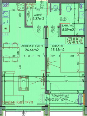 2-СТАЕН, 77 m2 - Holmes.bg 2-СТАЕН, 77 m2