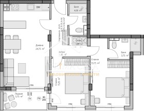3-СТАЕН, 96 m2 - Holmes.bg 3-СТАЕН, 96 m2