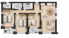 4-СТАЕН, 126 m2 - Holmes.bg 4-СТАЕН, 126 m2