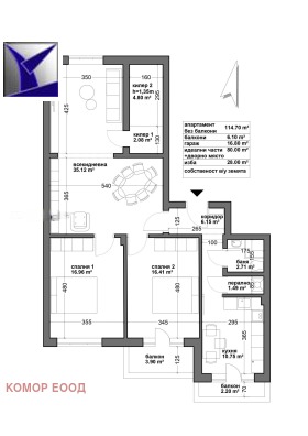 Продажба на четеристайни апартаменти в град Русе — страница 2 - изображение 7 