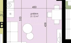 1-СТАЕН, 58 m2 - Holmes.bg 1-СТАЕН, 58 m2