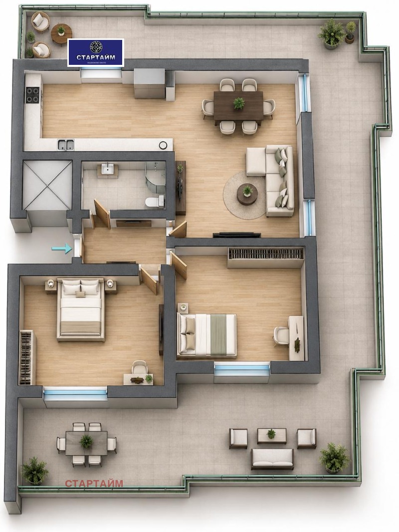 Продава 3-СТАЕН, град София, Кръстова вада • 465000 € • 99434855 1 — Holmes.bg Продава 3-СТАЕН, град София, Кръстова вада • 465000 € • 99434855 1