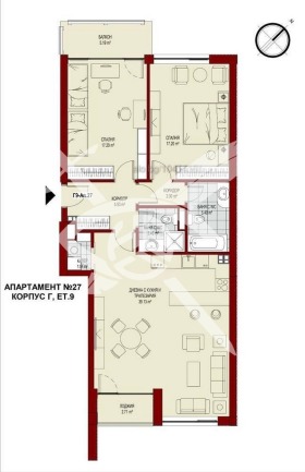 3-СТАЕН, 140 m2 - Holmes.bg 3-СТАЕН, 140 m2