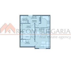 2-СТАЕН, 61 m2 - Holmes.bg 2-СТАЕН, 61 m2