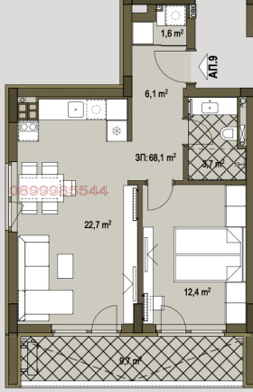 Продава 2-СТАЕН | Imot.bg — малка снимка 2