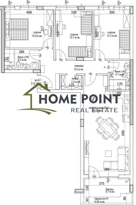 Обява Продава 4-СТАЕН,град Варна, Владислав Варненчик 1