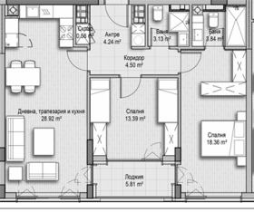 3-СТАЕН, 117 m2 - Holmes.bg 3-СТАЕН, 117 m2