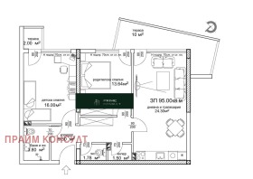 3-СТАЕН, 116 m2 - Holmes.bg 3-СТАЕН, 116 m2