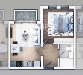 2-СТАЕН, 58 m2 - Holmes.bg 2-СТАЕН, 58 m2