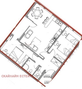 3-СТАЕН, 111 m2 - Holmes.bg 3-СТАЕН, 111 m2