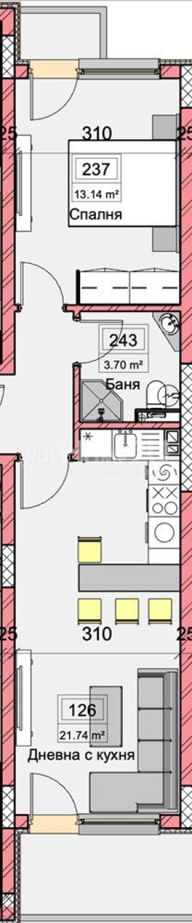 Продава 2-СТАЕН, гр. Варна, Кайсиева градина, снимка 4 — Bazar.bg Продава 2-СТАЕН, гр. Варна, Кайсиева градина, снимка 4