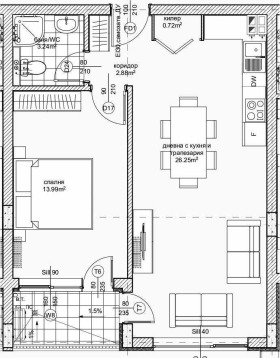 2-СТАЕН, 66 m2 - Holmes.bg 2-СТАЕН, 66 m2