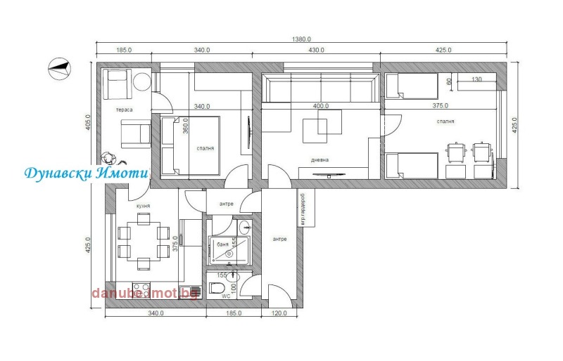 Продава 3-СТАЕН, град Русе, Център • 130000 € • 26768367 1 — Holmes.bg Продава 3-СТАЕН, град Русе, Център • 130000 € • 26768367 1