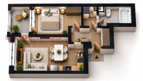 2-СТАЕН, 73 m2 - Holmes.bg 2-СТАЕН, 73 m2