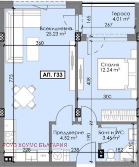 2-СТАЕН, 62 m2 - Holmes.bg 2-СТАЕН, 62 m2