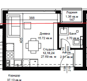 1-СТАЕН, 32 m2 - Holmes.bg 1-СТАЕН, 32 m2
