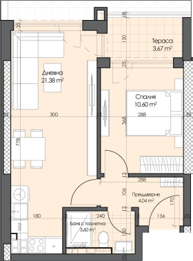 Обява Продава 2-СТАЕН,град Пловдив, Гагарин