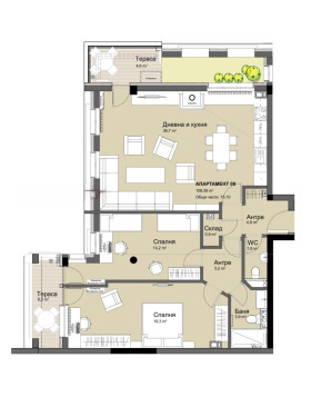 Обява Продава 3-СТАЕН,град София, Красно село