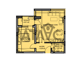 2-СТАЕН, 77 m2 - Holmes.bg 2-СТАЕН, 77 m2