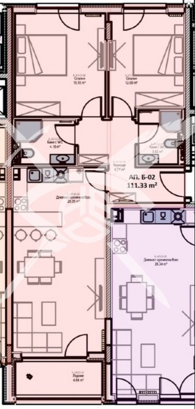 3-СТАЕН, 116 m2 - Holmes.bg 3-СТАЕН, 116 m2