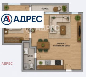 2-СТАЕН, 59 m2 - Holmes.bg 2-СТАЕН, 59 m2