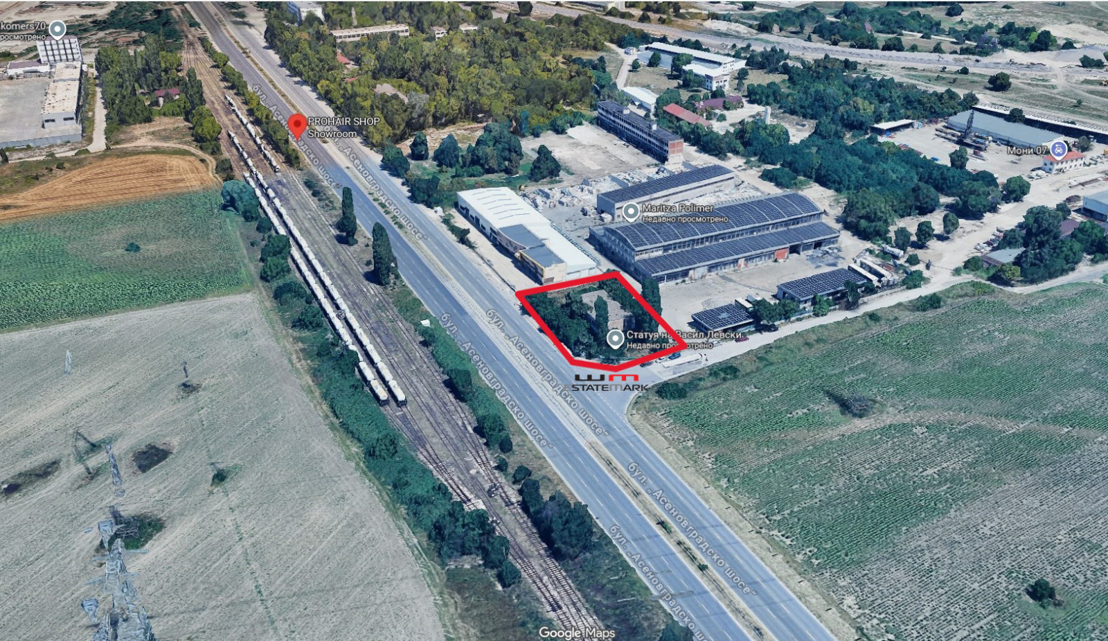 Продава Парцел град Пловдив , Индустриална зона - Тракия , 2000 кв.м | 53515422 — Imoti.com Продава Парцел град Пловдив , Индустриална зона - Тракия , 2000 кв.м | 53515422