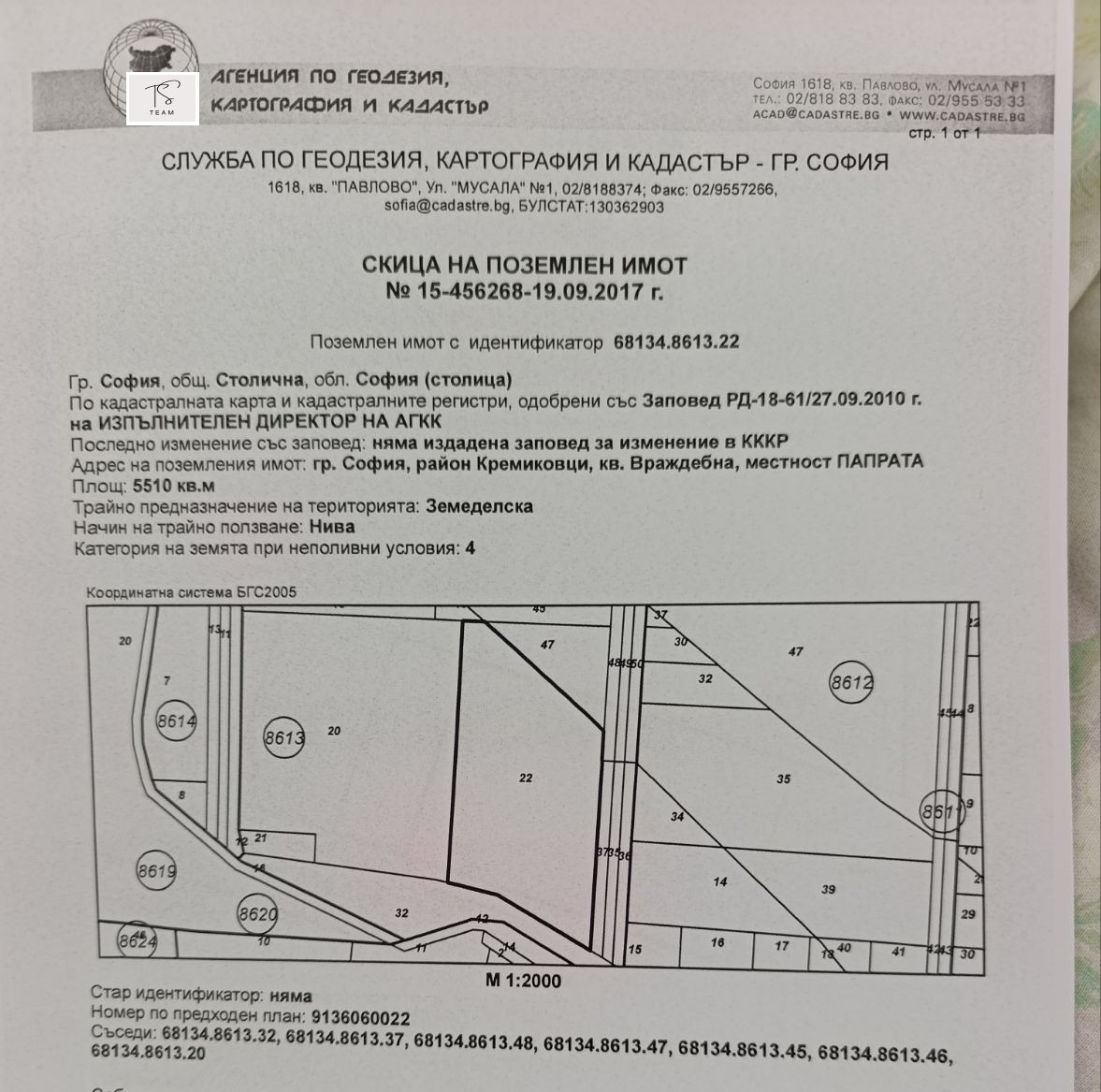 Продава Парцел град София , Враждебна , 5510 кв.м | 10313682 — Imoti.com Продава Парцел град София , Враждебна , 5510 кв.м | 10313682