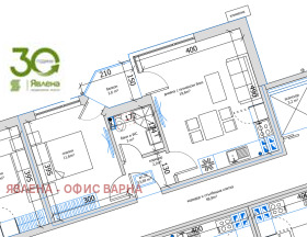 2-СТАЕН, 56 m2 - Holmes.bg 2-СТАЕН, 56 m2