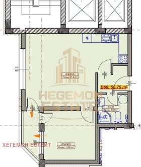 2-СТАЕН, 67 m2 - Holmes.bg 2-СТАЕН, 67 m2
