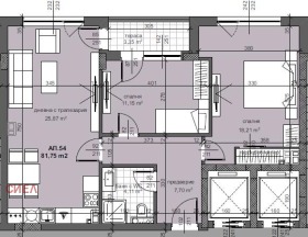 3-СТАЕН, 94 m2 - Holmes.bg 3-СТАЕН, 94 m2