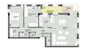 3-СТАЕН, 108 m2 - Holmes.bg 3-СТАЕН, 108 m2