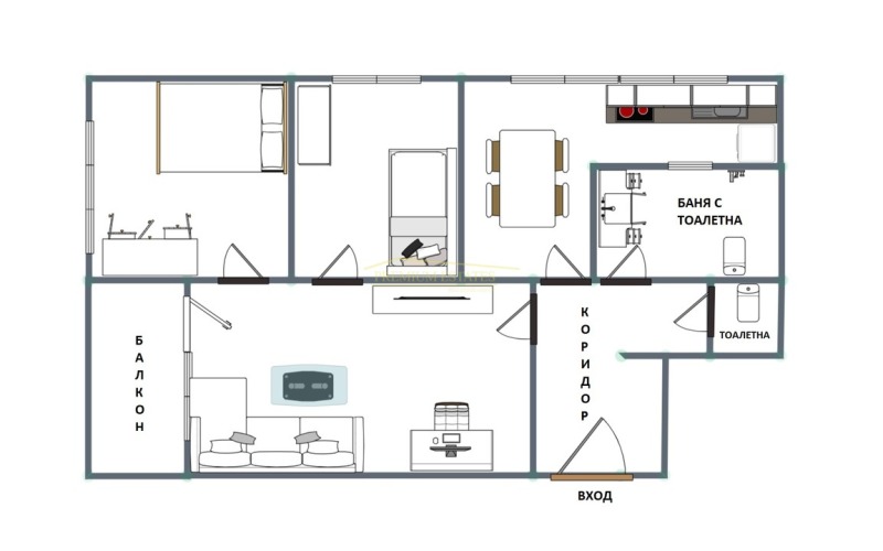 Продава 3-СТАЕН, гр. София, Гео Милев