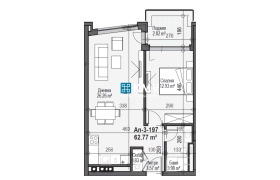 Обява Продава 2-СТАЕН,град София, Сердика