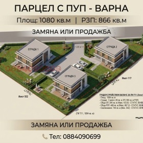 Обява Продава ПАРЦЕЛ,град Варна, м-т Ментешето
