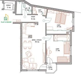 3-СТАЕН, 112 m2 - Holmes.bg 3-СТАЕН, 112 m2