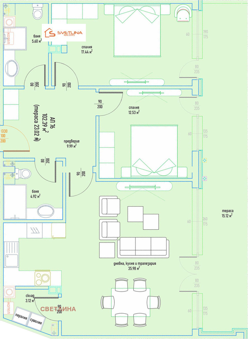Продава 3-СТАЕН, град София, Малинова долина • 249367 € / 487719.46 лв. • 30835485 1 — Holmes.bg Продава 3-СТАЕН, град София, Малинова долина • 249367 € / 487719.46 лв. • 30835485 1