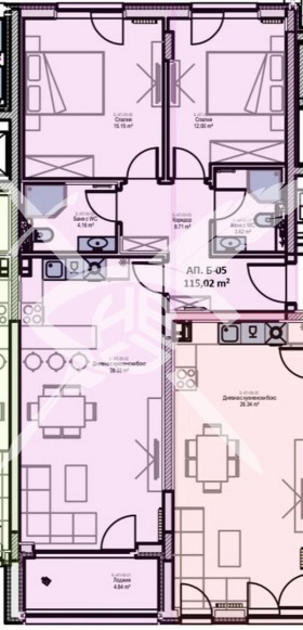 3-СТАЕН, 116 m2 - Holmes.bg 3-СТАЕН, 116 m2