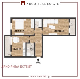 2-СТАЕН, 66 m2 - Holmes.bg 2-СТАЕН, 66 m2
