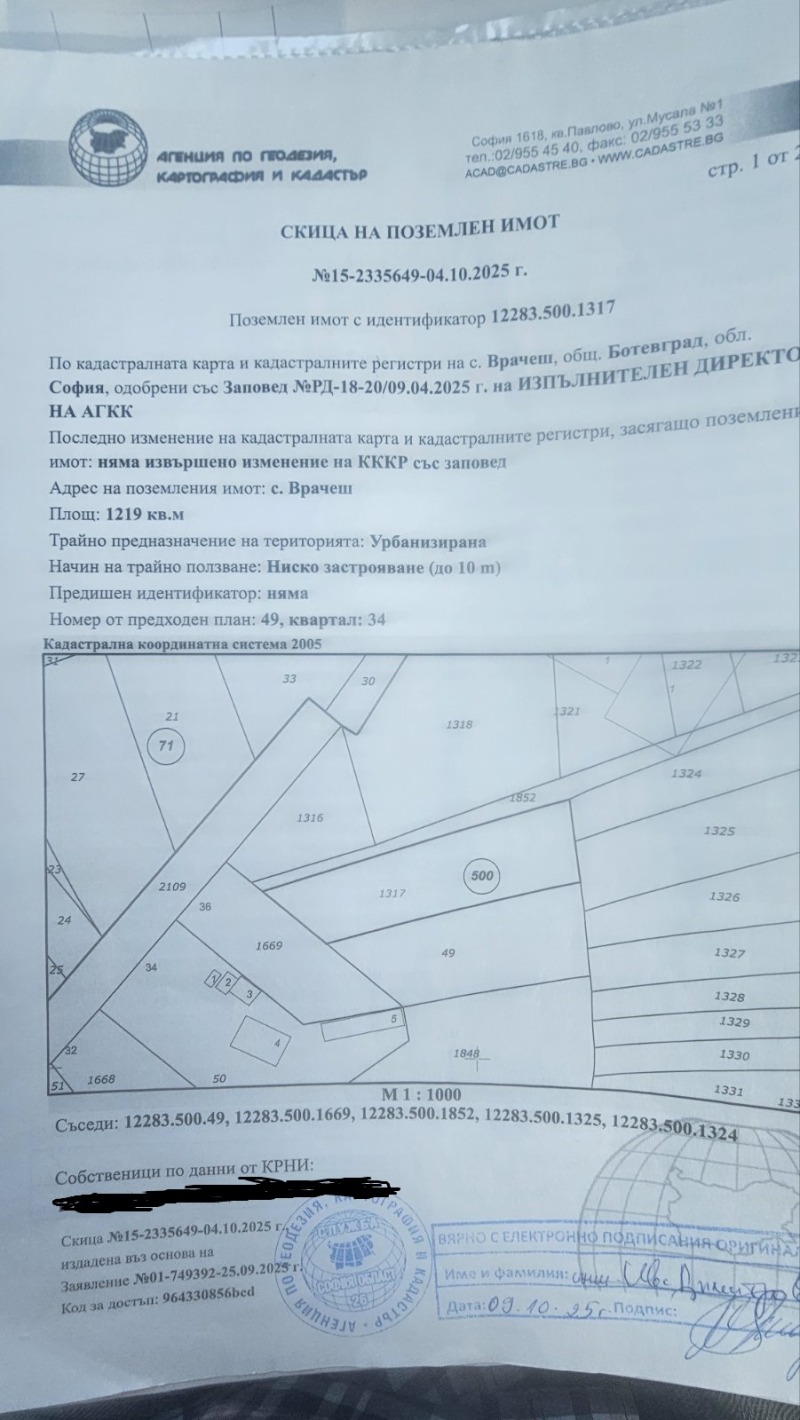Продава ПАРЦЕЛ, област София, с. Врачеш • 60000 € • 37838513 1 — Holmes.bg Продава ПАРЦЕЛ, област София, с. Врачеш • 60000 € • 37838513 1