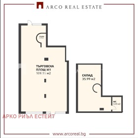 МАГАЗИН, 195 m2 - Holmes.bg МАГАЗИН, 195 m2