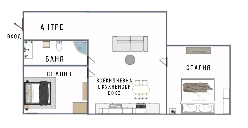 Продава 3-СТАЕН, гр. София, Бъкстон, снимка 9 - Апартаменти - 52519612